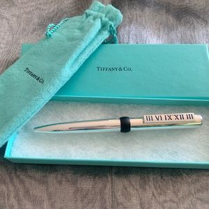 Tiffany Atlas Collection Sterling Silver Pen - never used